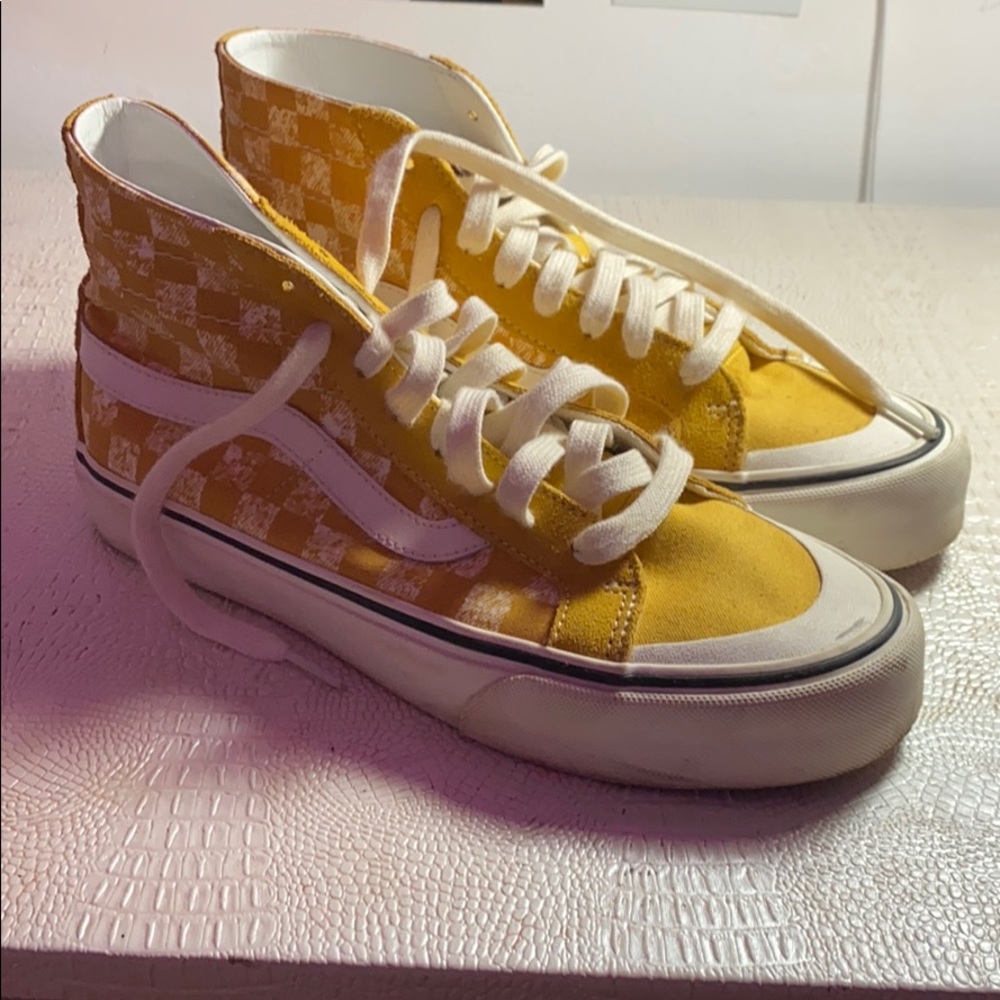 Yellow Hightop Vans
